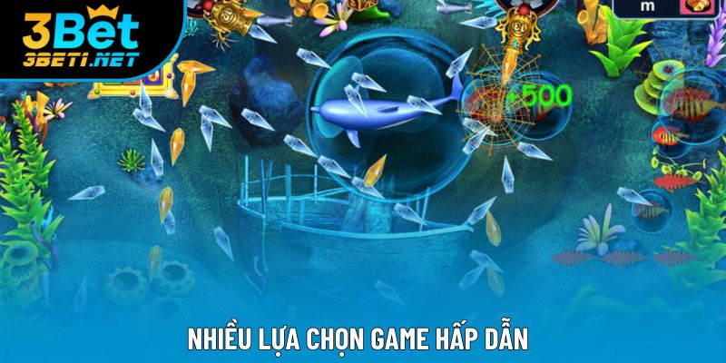 Nhiều lựa chọn game hấp dẫn